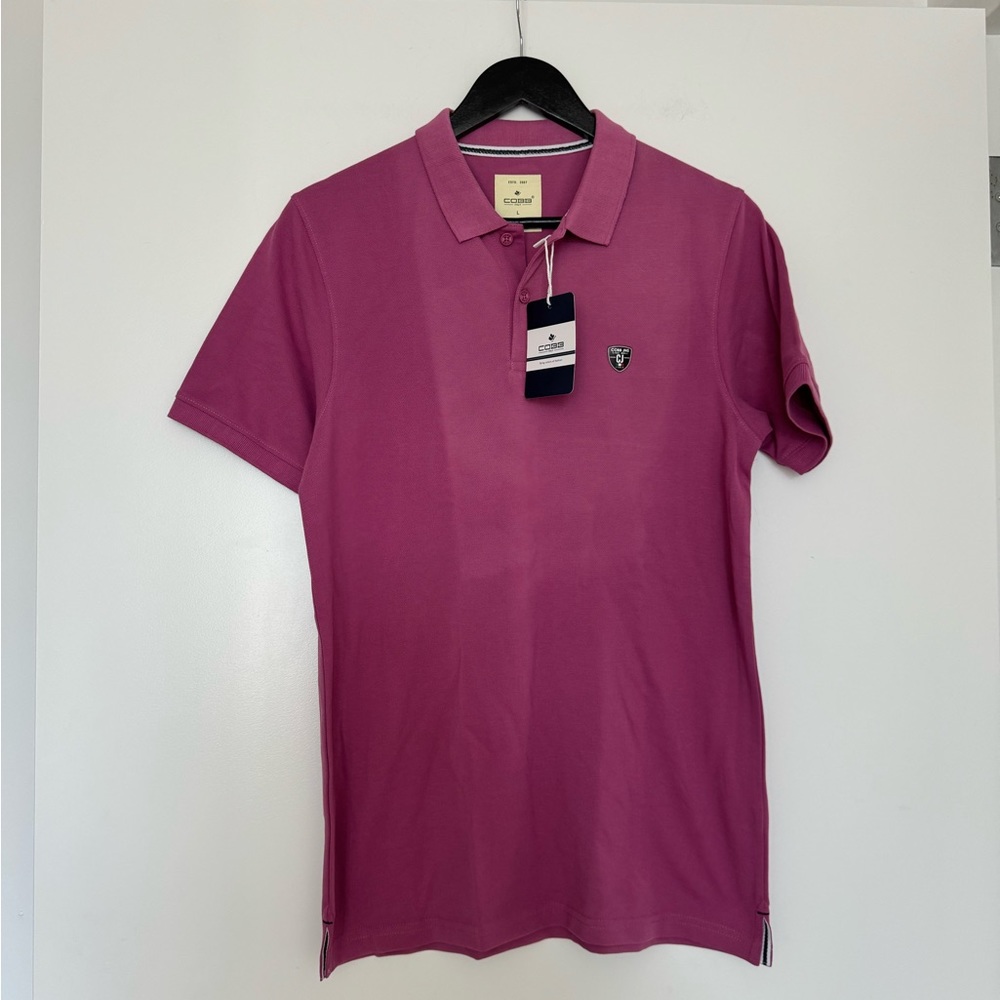 Cobb Italy Short Sleeve Polo Shirt NWT